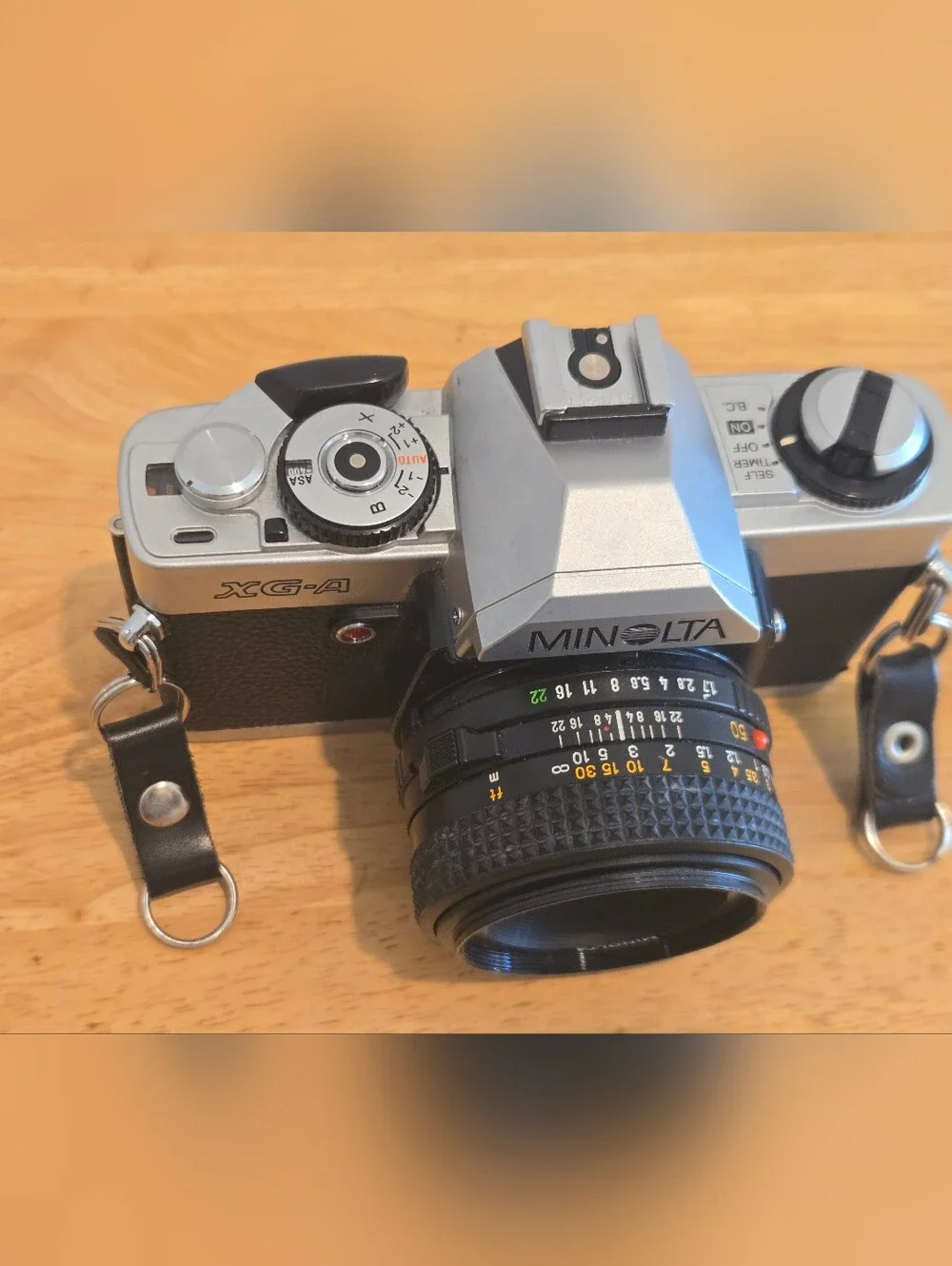 Vintage Film Camera Minolta XG-A Untested AS IS